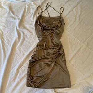 Gold guess dress
